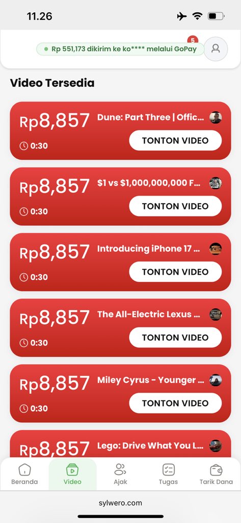 Refalhady07's tweet photo. @lonelinessm_ ini kak cuma nonton videoo doangg lumayann dan beneran bisa cair kak… join disinii kak 

https://t.co/PEfEtX5boC https://t.co/KXolZxrHS9