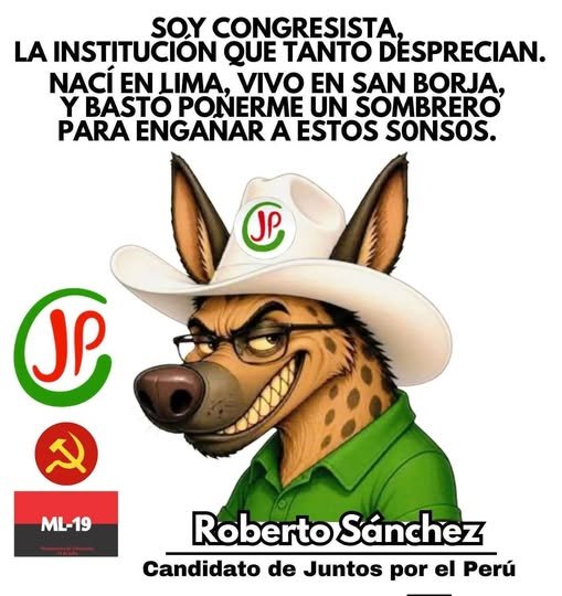 aquispev's tweet photo. @RobertoSanchP Terruco, Rojo, NO nos representas https://t.co/uPpLtAhNDw