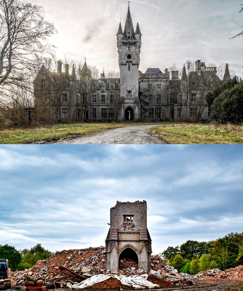 Une Ruine C’était l’un des châteaux abandonnés les plus célèbres et visités du ...
