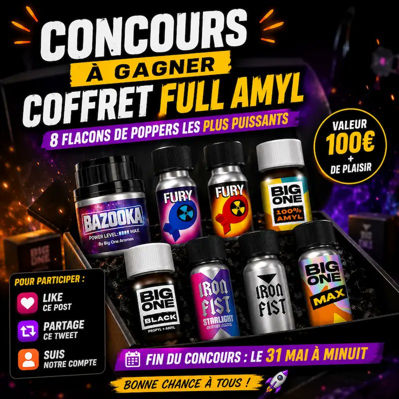 Poppers pas cher tweet media