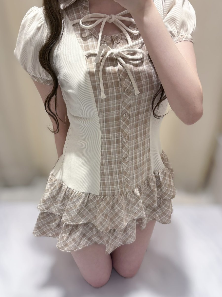 evelyn_tokyo's tweet photo. evelyn横浜店🎀

♡ @Rilly_emulie ♡

Double Ribbon Check Rib Onepiece
price ♡ ¥10,800
color ♡ BE / NV

チェックとリブの切替デザインが可愛いミニワンピ𖤐 ̖́-
evelyn横浜店でも展開中です➰🪄︎︎

staff♡160cm https://t.co/WlBkGv5Brh