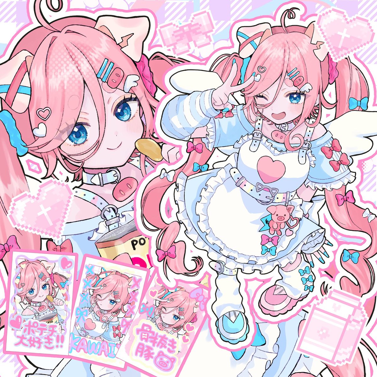 KoiNasuBee's tweet photo. 💖𝗦𝗸𝗲𝗯💖 

skebでのリクエスト꒰ 5/21〜5/24承認分 ꒱が手数料無料なのでリクエスト募集を再開しました🐶❕ VRChat連携済です❕詰め込みイラスト(表情差分＆チェキあり)を描いてます❕納期 120日ですʚ🎀ɞ

最低金額11000円〜
꒰https://t.co/kTvKijb4OA꒱

#skeb #skeb募集中 https://t.co/7tsLWhOshZ