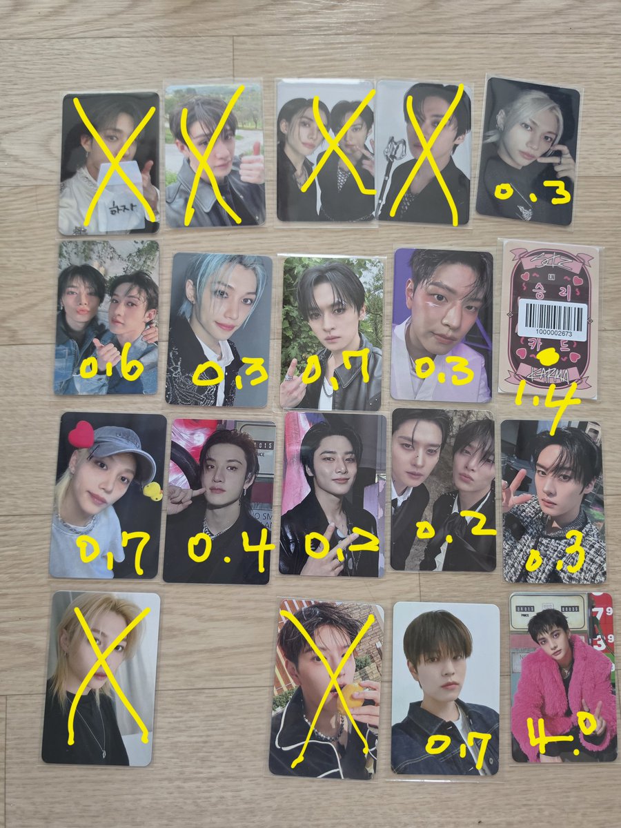 dalgom0325's tweet photo. 스트레이키즈 포카 양도

cu끼택0.21
일택0.4
가격수정

방찬 리노 창빈 현진 한 필릭스 승민 아이엔 스키즈 스키주 straykids SKZ SKZOO hyunjin bangchan leeknow changbin han felix in
글로벌 팝업 할로우 카르마 두잇 미공포 포토카드 https://t.co/I0kDeMgqCg