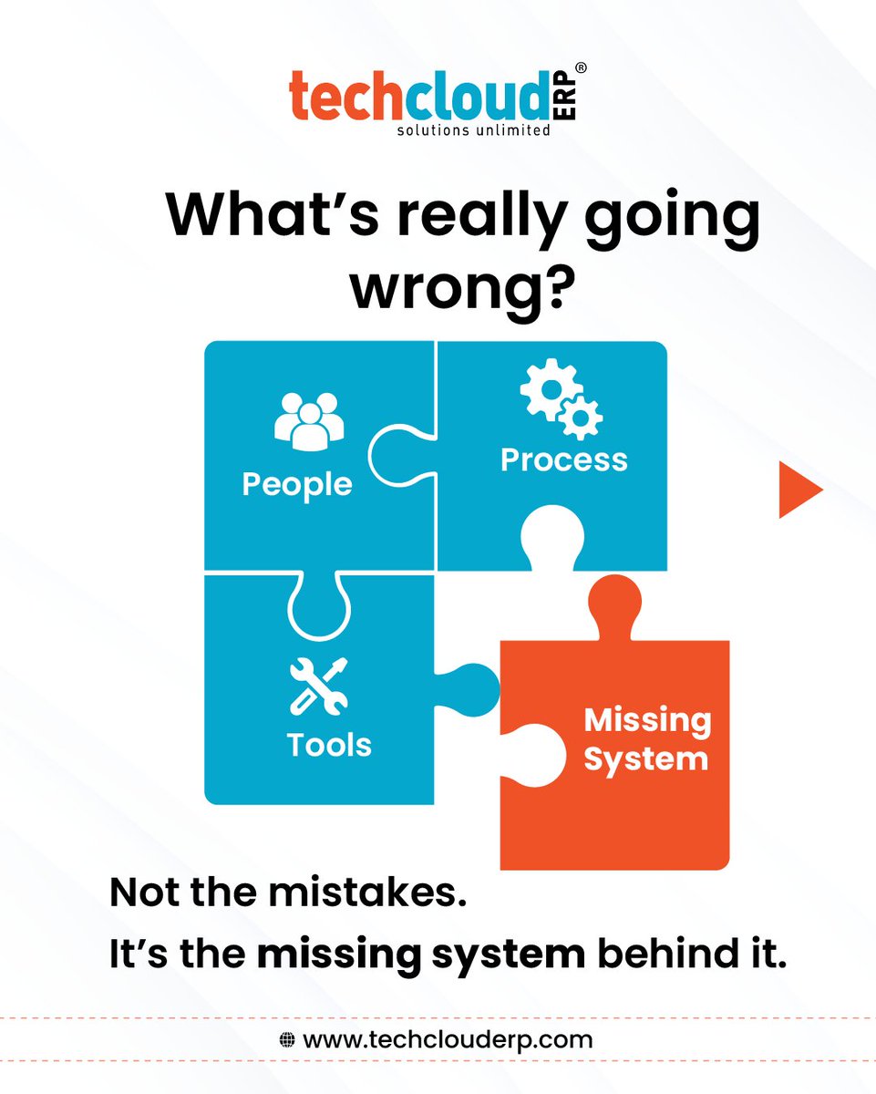 TechCloudERP's tweet photo. Tiny mistakes can create big business problems.
Get a FREE demo now!
๐ Call us: +91 7032803200
#techclouderp #bestERP #No1ERP #SmartManagement #InvoiceManagement #ProjectTracking #FinancialClarity #ProcessImprovement #SuccessWithTech #xtrend #xgrowth #India https://t.co/g5TyDabTlD
