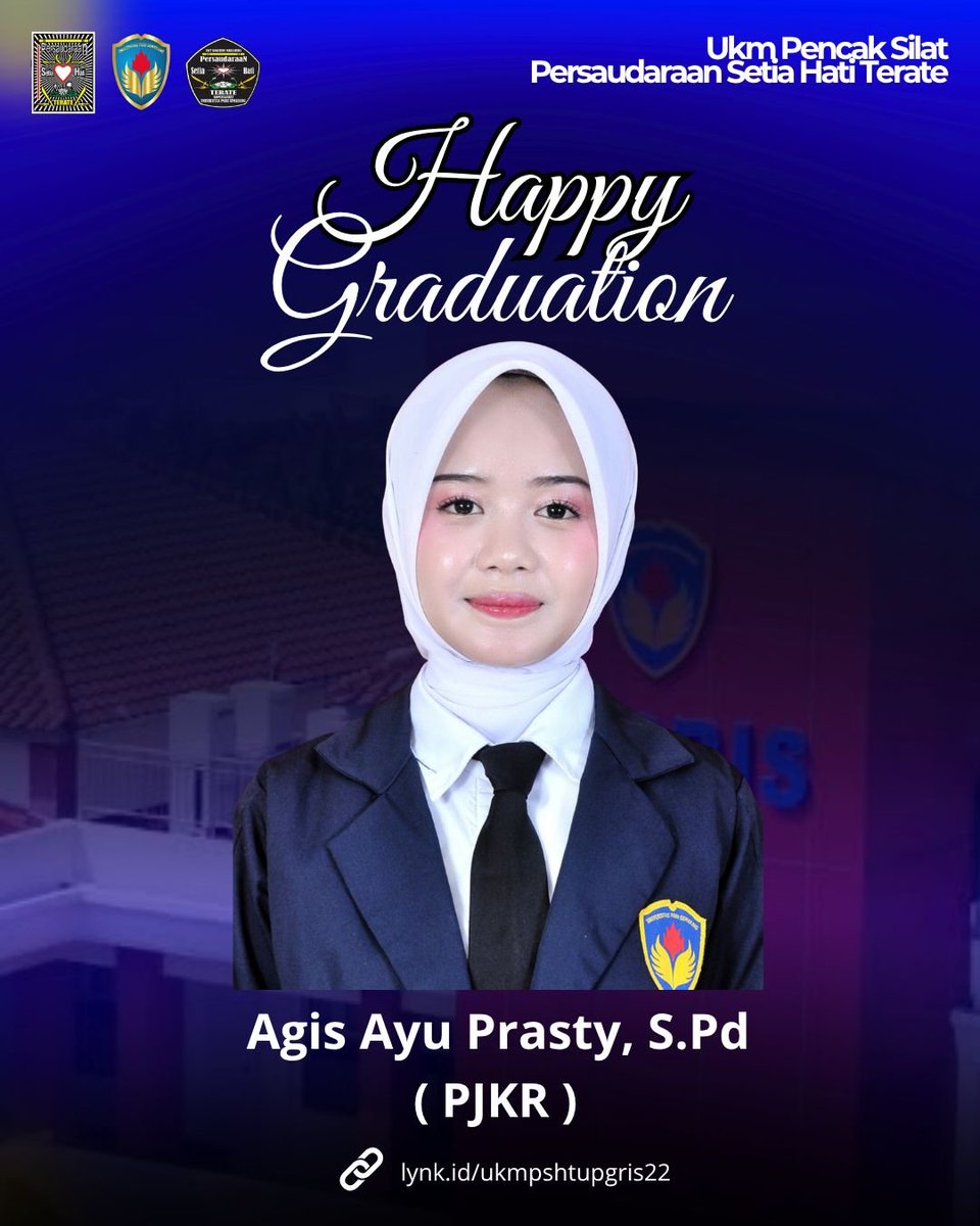 PSHT_Upgris's tweet photo. [WISUDA-83 UPGRIS 2026 ]
Salam Persaudaraan

HAPPY GRADUATION!!!!

Mba ERNI ERNANDA S.M
Mba AGIS AYU PRASTY S.PD
Mba FEMILDA PRIMA RIZKI M S.Pd
Mba RANI DWI PUJI A S.Pd https://t.co/dpvgPeRYS6