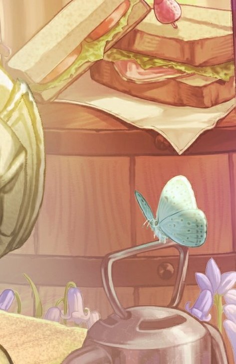 blankyhidden's tweet photo. The flowers.. tje moose... The butterflies... Bane is a Disney princess ✅ https://t.co/ywreuFuV0C