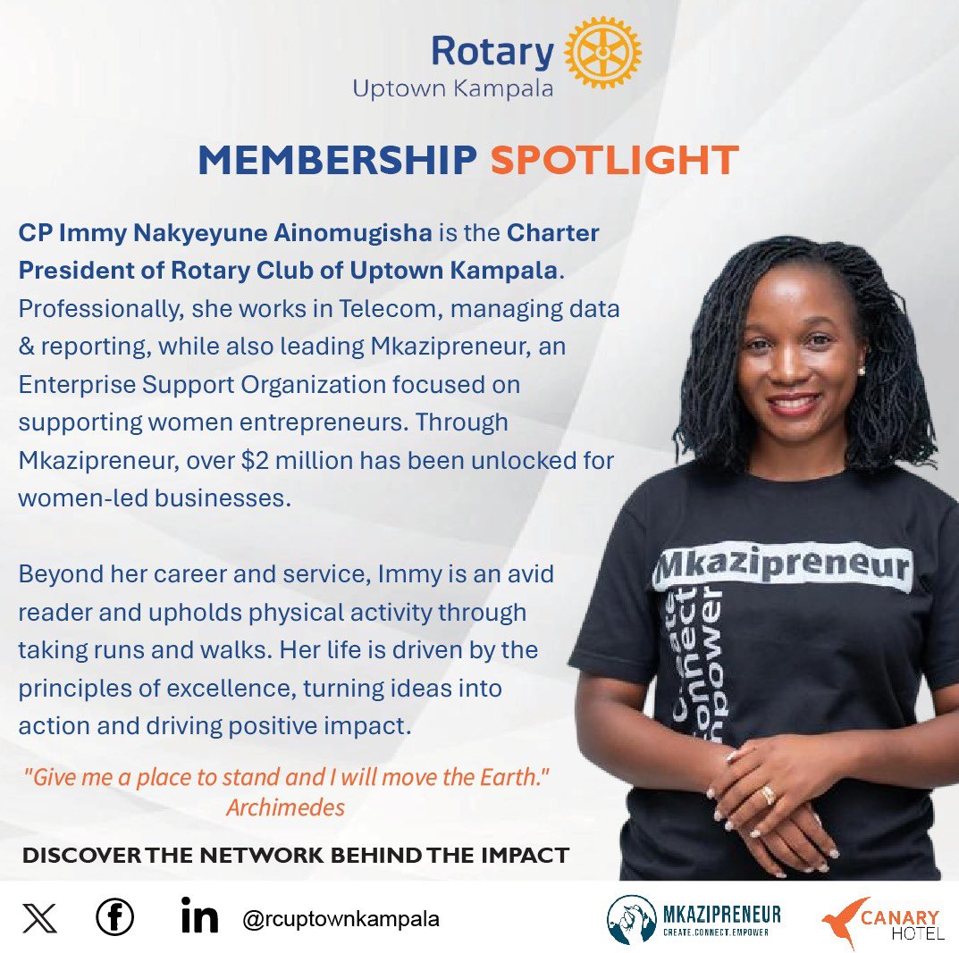 💫Rotary Club of Uptown Kampala✌ tweet media