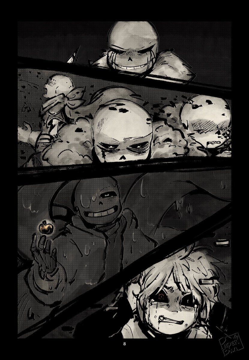 Seleneblack3193's tweet photo. Creado por: @Paper_Bun_

Episodio 1
Página 8 - 9

Puse sangre, sudor y lágrimas para esa imagen... me gusto el resultado pero dios como costo, disfrútenlo los quiero 💜

#underverse #falltale #creamship #killersans #fellsans #swapsans #outersans #nightmaresans #xchara #xgaster https://t.co/C4MN1iQxcK