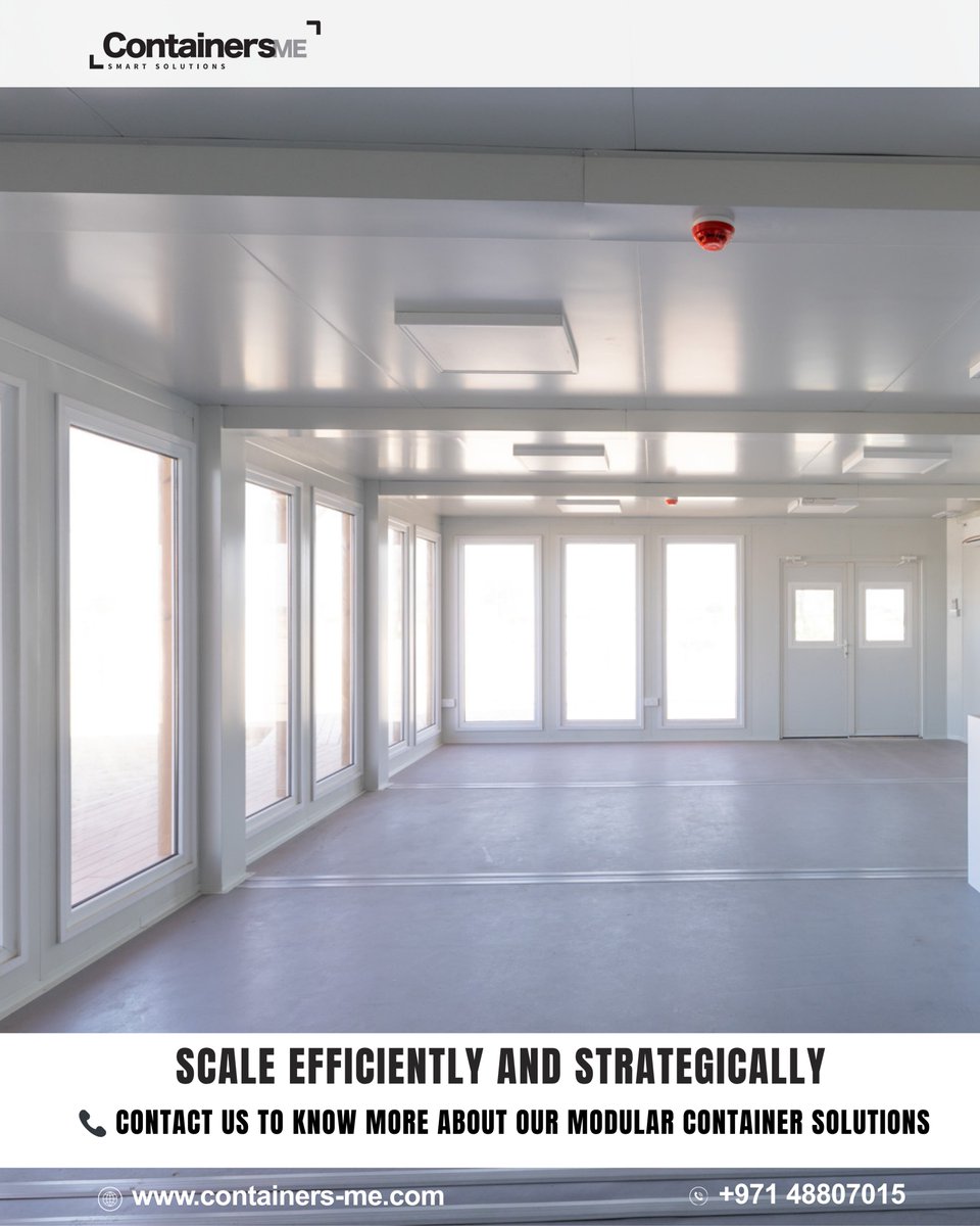 Containers_me's tweet photo. What Happens If a Project Ends Earlier Than Expected?

Reduce project risk with reusable modular spaces.

#modularcontainers #modularconstruction #flexiblespaces #containeroffice https://t.co/aizTjietYQ