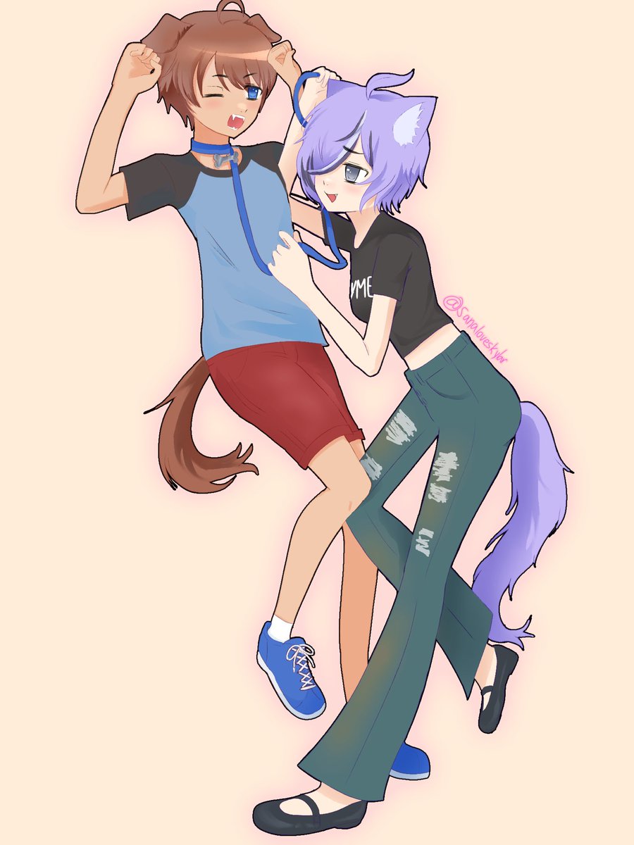 sanaloveskylar's tweet photo. Puppyboy Robin & my Catgirl PC #robindol #degreesoflewdity #dol #pc #degreesoflewdityrobin https://t.co/ipDtfDPxjv