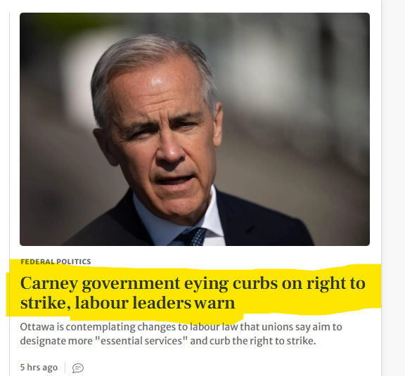 christoaivalis's tweet photo. People who demanded you vote strategically said "you have to abandon the NDP for Carney, because Carney will defend the Charter from Poilievre"

Well look at this: Carney is launching a direct assault on the Charter of Rights and Freedoms https://t.co/YeW5uCS6Pe