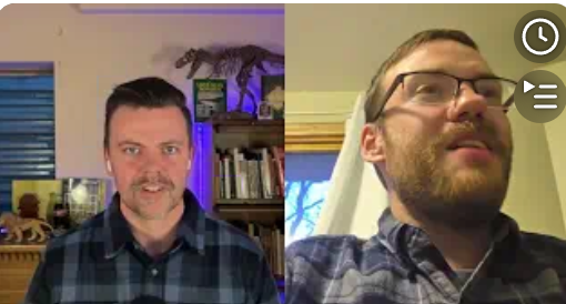 GCSalter's tweet photo. It's taken me over a month since the podcast was recorded to realize @Matt_Mellema and I were wearing almost the same style shirt. I don't know if that's a good luck charm, but it was certainly a great conversation. https://t.co/WmcorXKhcn https://t.co/PzoETPCk1Z