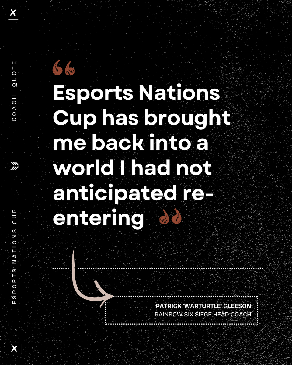 TeamNZL_Esports's tweet photo. What our coach has to say 📣

"Being named as the coach for Rainbow Six at Esports Nations Cup has brought me back into a world I had not anticipated re-entering. This is an amazing opportunity and I am incredibly excited for the chance to work with the amazingly talented players we have in New Zealand." - Patrick Gleeson

@ENC_EN | @NZ_Esports_ | @eblacks_ | @WarTurtleMedia

#enc26 #esports #gaming #esportsnationscup #nzesports #eblacks
