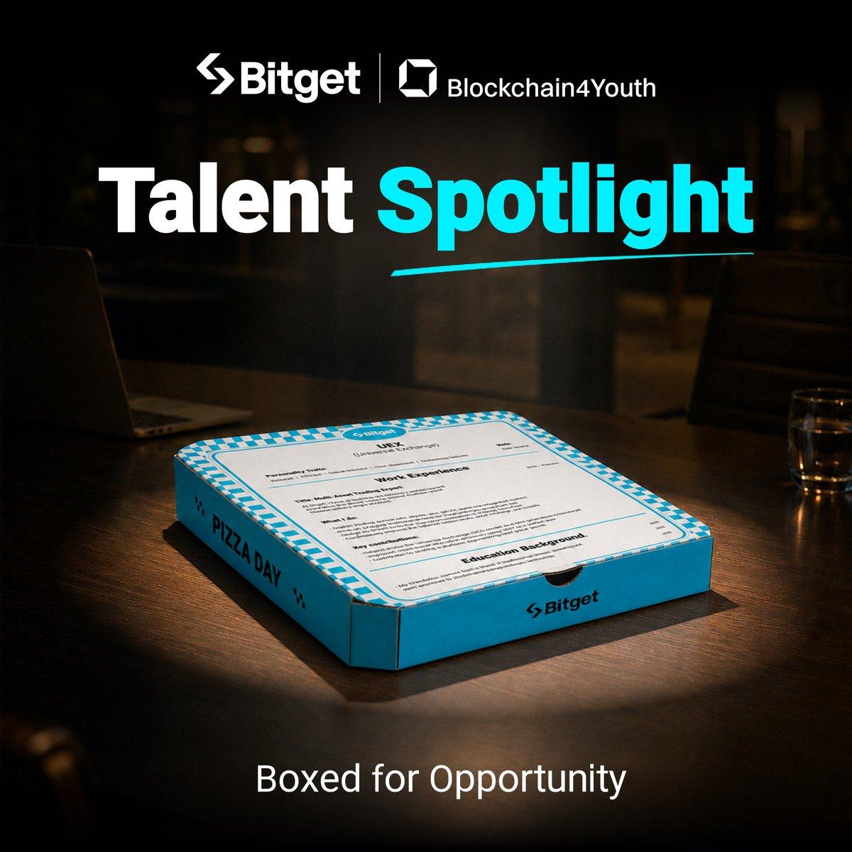 andreanvma's tweet photo. Bitget just revealed four standout candidates from the global Boxed for Opportunity campaign after sending pizza box resumes across regional teams worldwide.

The campaign is built around one idea: in Web3, visibility matters just as much as skill. Instead of following traditional application formats, standout builders are being recognized through bold and unconventional presentation.

Blockchain4Youth and B4Y continue focusing on creating more direct exposure for emerging talent inside the ecosystem.

Official update: https://t.co/lMfR0VqZFw