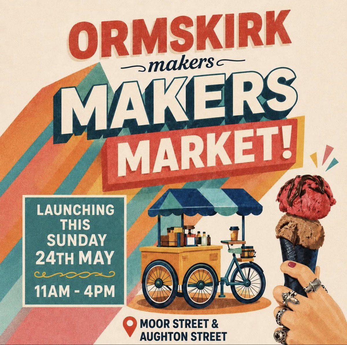 gillianabennett's tweet photo. Larch Tree Crafts are really looking forward to attending the launch of Ormskirk Makers Market on Sunday. https://t.co/A1mngb0qgw