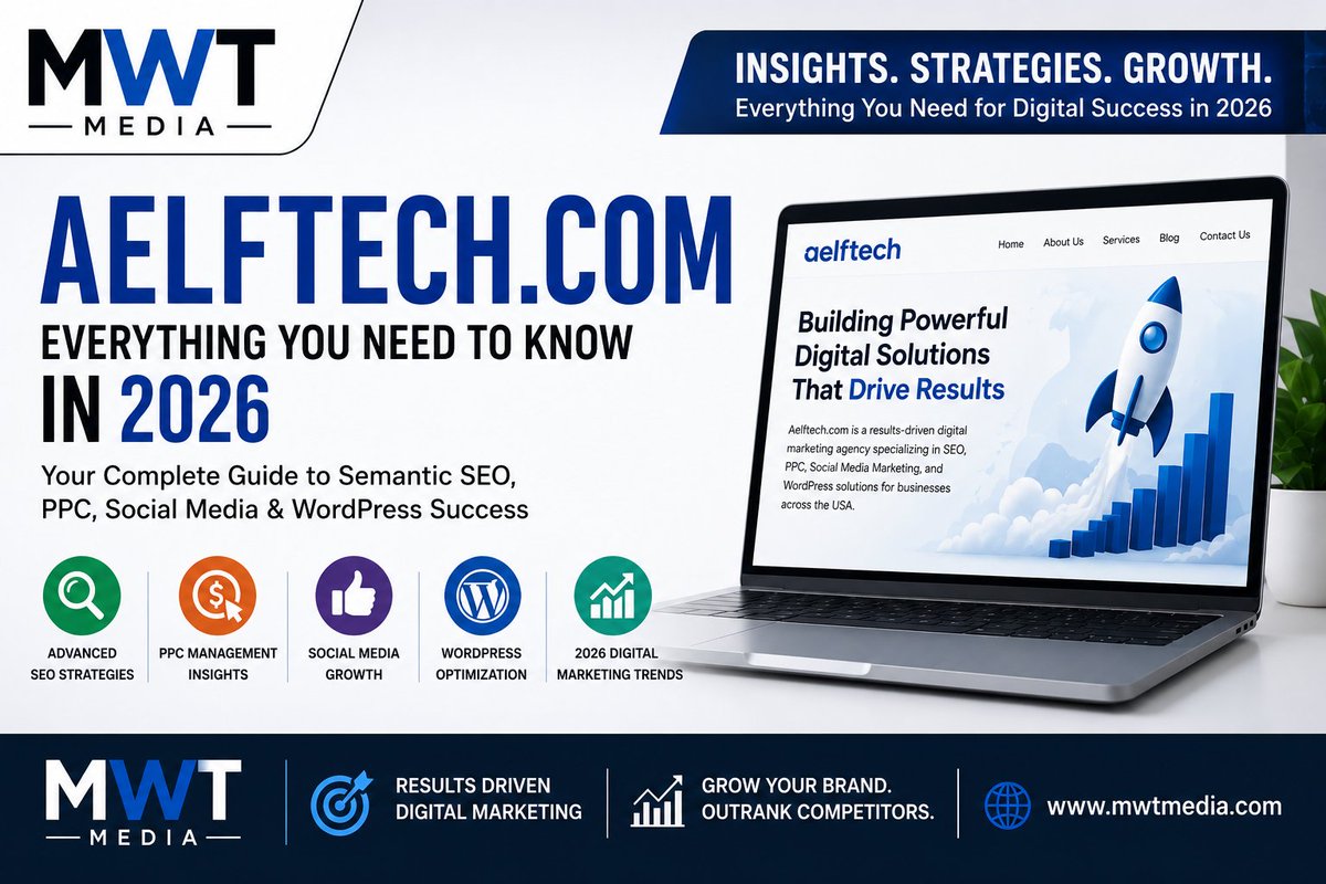 mwt_media's tweet photo. 🚀 https://t.co/nojyeIkDYb in 2026 — SEO, PPC &amp; digital growth strategies every business should know. 📈
Read the full breakdown now.
Read Article:
" https://t.co/nJvVQwJMXa "

#SEO #DigitalMarketing #MWTMedia #Aelftech #SEO2026 https://t.co/hF1Aqupb36