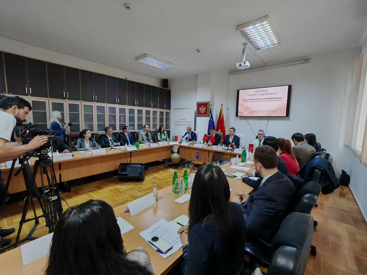 Chinese Embassy in Montenegro tweet media