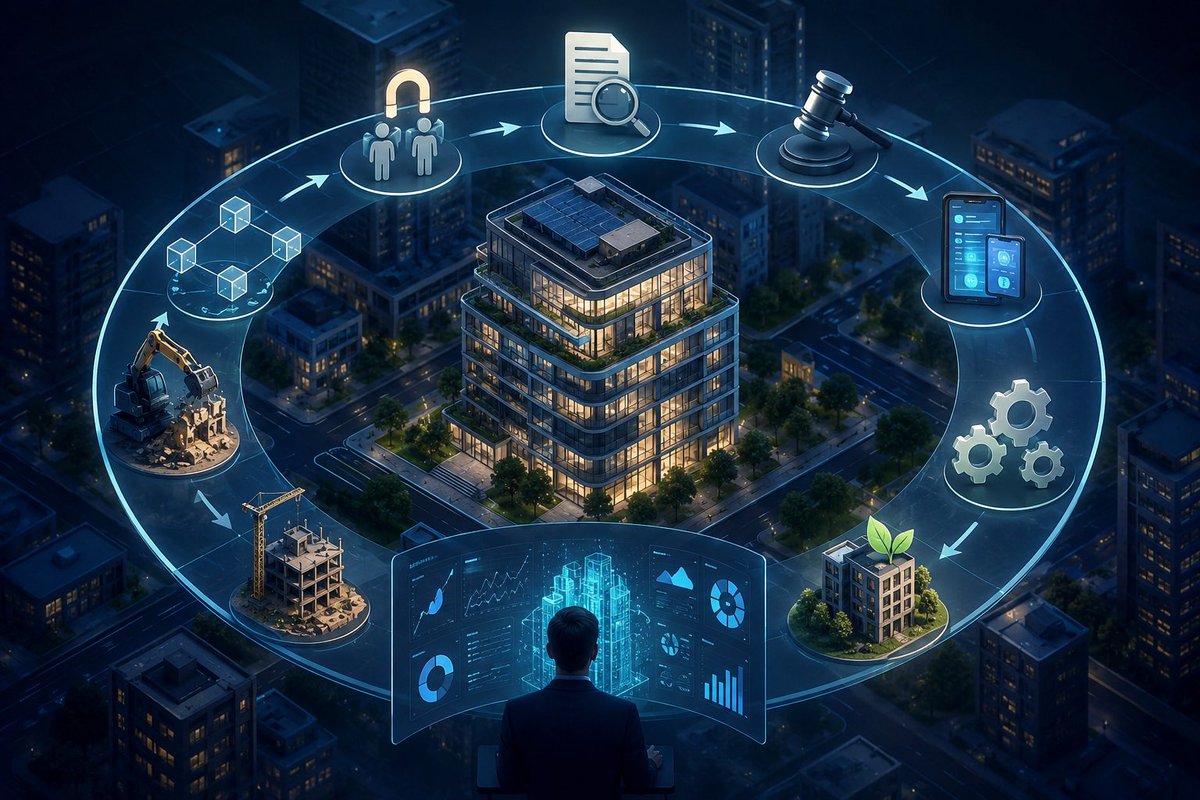 DMalammar's tweet photo. التقنيات العقارية لم تعد مجرد أدوات للبيع والتسويق.

اليوم أصبحت PropTech جزءاً من دورة حياة الأصل العقاري بالكامل؛ من اكتساب العملاء، والتقييم، والمزادات الرقمية، إلى إدارة الأملاك، التشغيل الذكي، الاستثمار، الاستدامة، ثم إعادة التطوير والهدم الذكي.
الفكرة لم تعد: كيف نبيع العقار؟
بل أصبحت: كيف نقرأ الأصل، نشغله، نطوره، ونستخرج منه قيمة جديدة طوال عمره؟
الخارطة توضح أن التقنيات الأكثر نضجًا اليوم هي:
🟢 الذكاء الاصطناعي
🟢 إدارة علاقات العملاء
🟢 أنظمة إدارة الأملاك
🟢 التوقيع الإلكتروني
🟢 المباني الذكية
بينما ما زالت تقنيات مثل : 
🔵 البلوك تشين
🔵 التوكننة
🔵 الطباعة ثلاثية الأبعاد
🔵 جوازات المواد 
في مراحل تبنٍ أقل، لكنها واعدة.
✅ الخلاصة:
مستقبل العقار لن يكون لمن يملك الأصل فقط، بل لمن يعرف كيف يديره بالبيانات والتقنية عبر كامل دورة حياته.
(منقول)

#التقنيات_العقارية
#التحول_الرقمي
#الذكاء_الاصطناعي