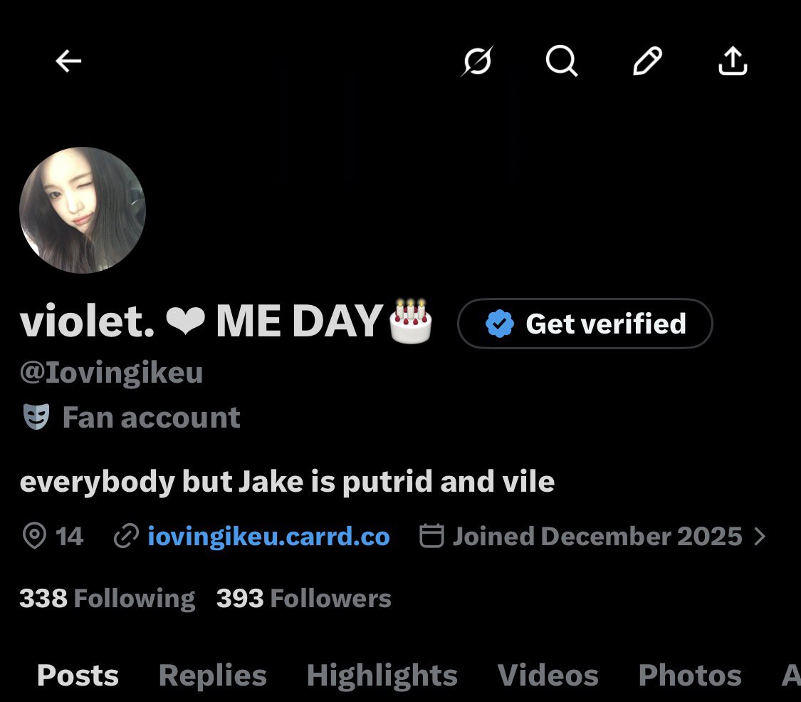violet. ❤︎ tweet media