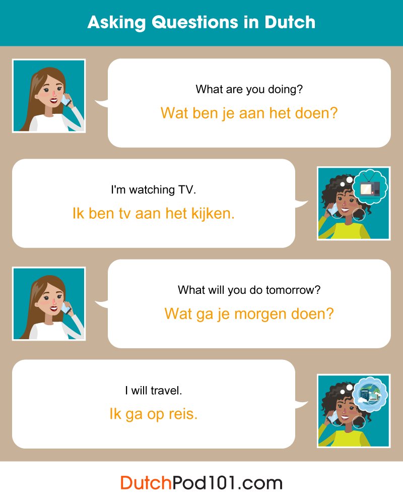 DutchPod101's tweet photo. ❓What question would you like to learn in Dutch? Comment below. 👇P.S. Start learning FREE today:
https://t.co/D7w5PjGz9l https://t.co/mIETX5FbuX
