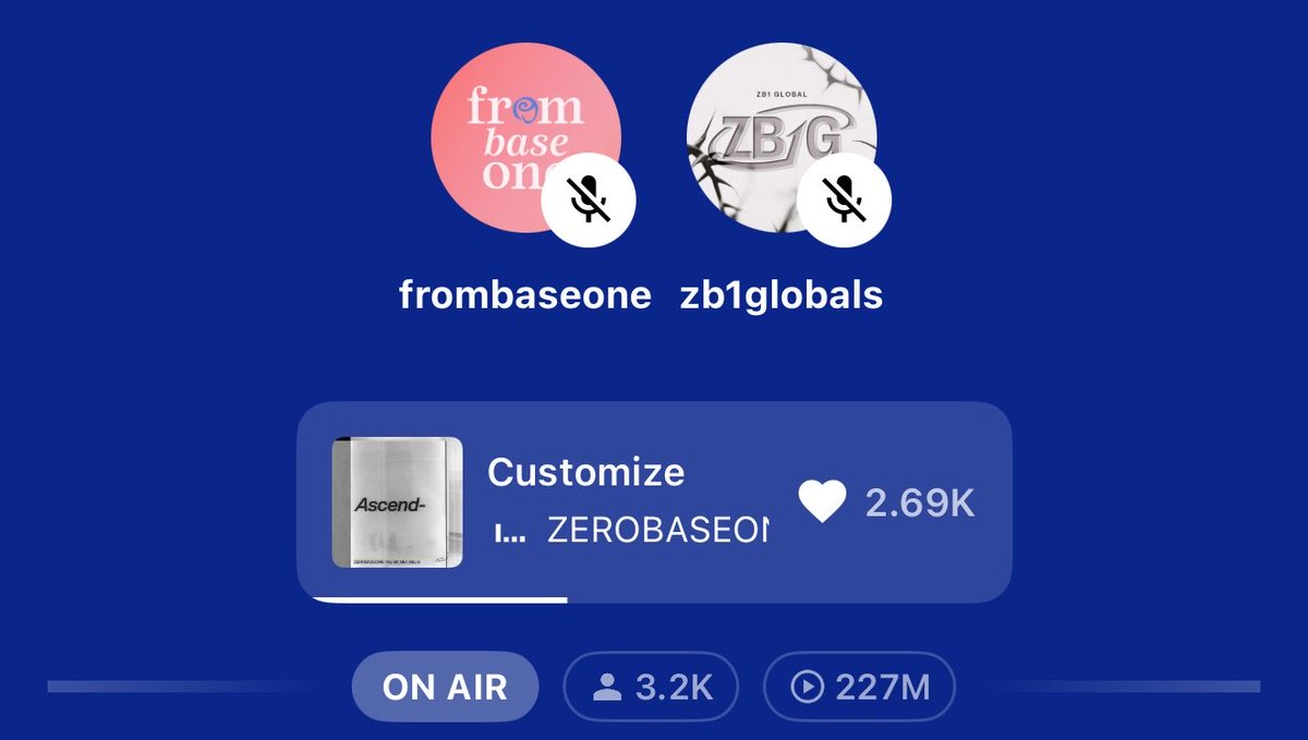 ZB1_stats2's tweet photo. ZEROSE we have now 3.2k streamers on Stationhead🔥

With this number we can hit 500k+ so please stay in SH and keep sharing for other ZEROSE to join 💪🏻💙
https://t.co/fgGAS1IWlM

#ZEROBASEONE #제로베이스원 #ZB1 https://t.co/08HW2wRLOM