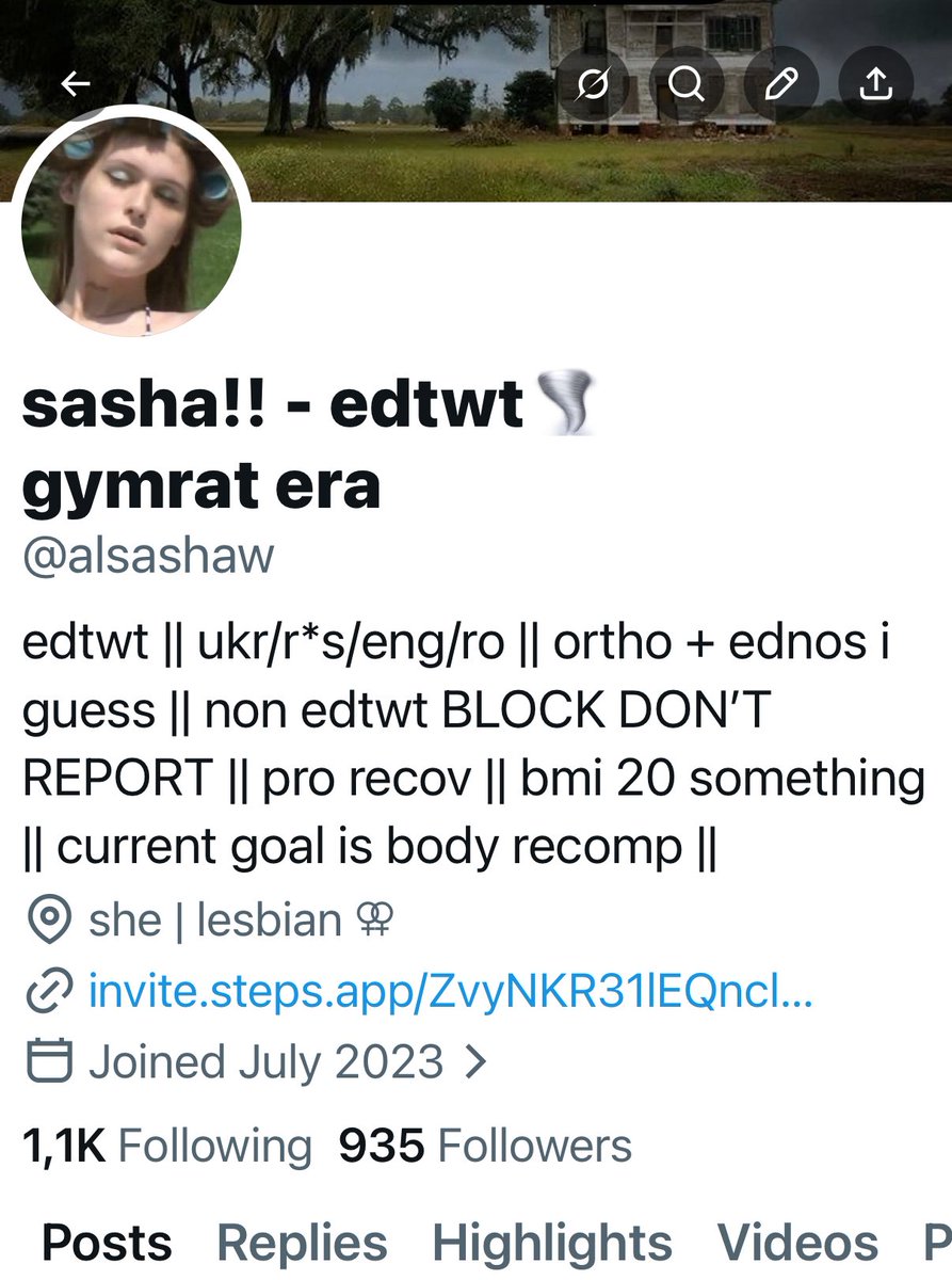 sasha!! - edtwt🌪️gymrat era tweet media