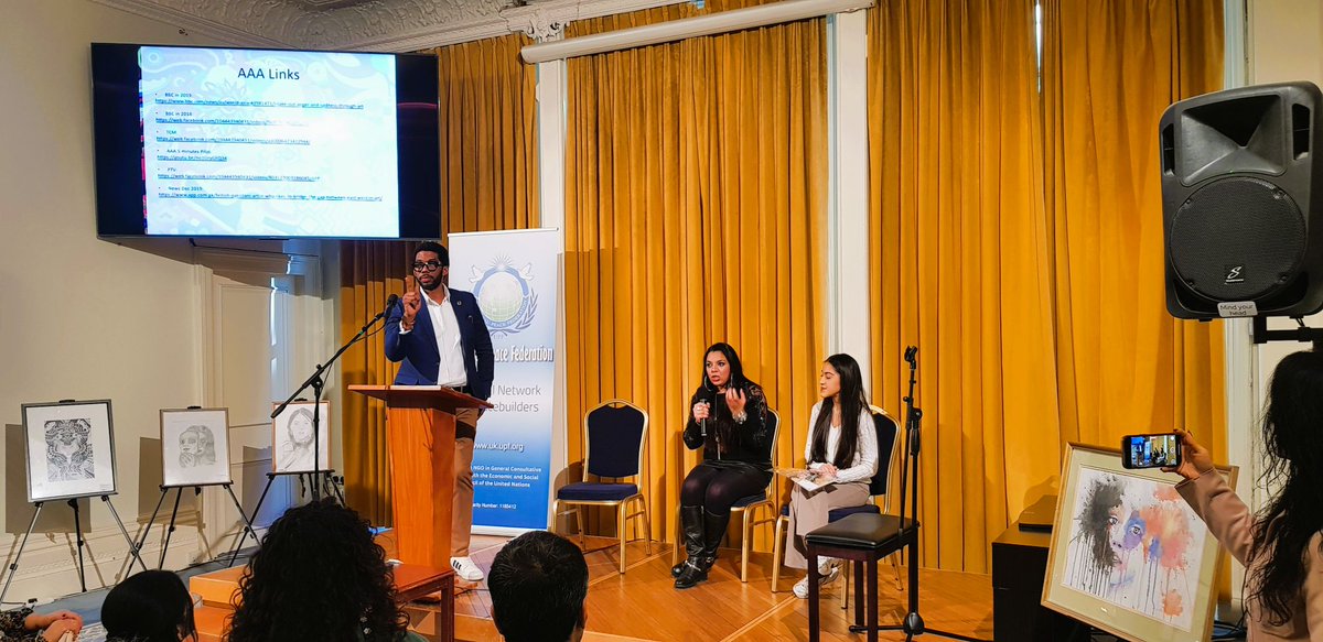 ukUPF's tweet photo. Universal Peace Federation sees culture as a resource for peace.

IAACP programmes show how arts and culture strengthen dialogue and human understanding. @SangyShrestha

🌍 21 May | World Day for Cultural Diversity  https://t.co/DGaK2ddIbh

#IAACP #CultureOfPeace #UPF https://t.co/zFL8cp0HRs