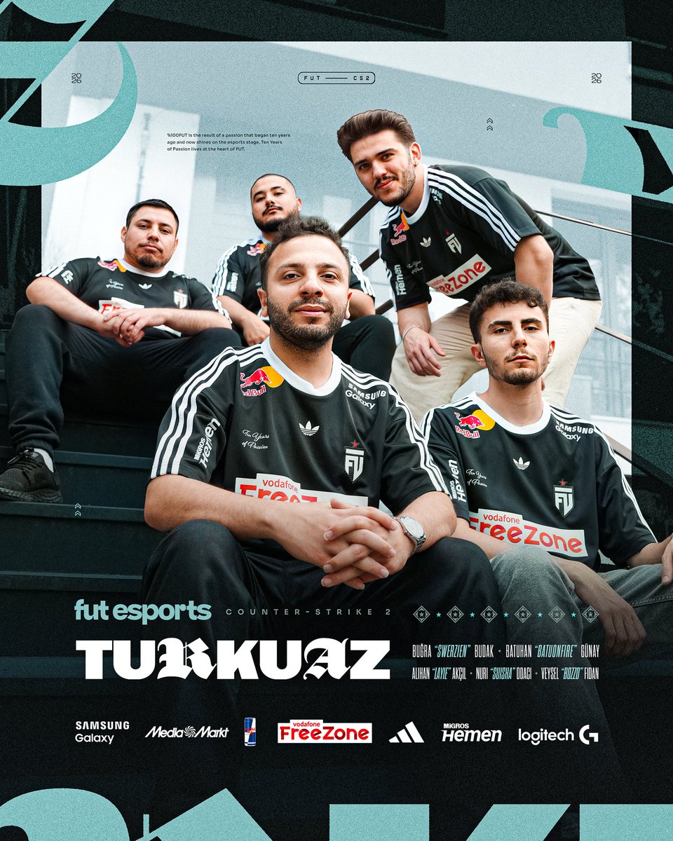 5midcom's tweet photo. 🚨 FUT, FUT Turkuaz akademi takımının geri döndüğünü açıkladı!

🔹️Buğra ''swerzieN'' BUDAK
🔹Batuhan ''BatuOnFire” GÜNAY
🔹Alihan ''Layie'' AKÇİL
🔹Nuri ''suisha'' ODACI
🔹Veysel ''BoZZo'' FİDAN https://t.co/lSZzmNyamt