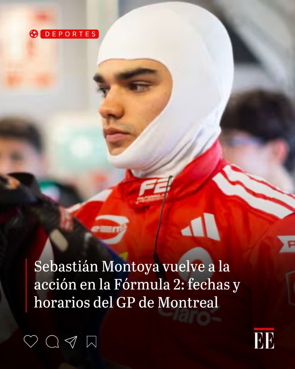 elespectador's tweet photo. El piloto colombiano buscará pelear por el podio en el Circuito Gilles Villeneuve, una de las pistas más exigentes del calendario. Lea los detalles 👉 https://t.co/a4TPMYVkJ1 https://t.co/uofxuwNz9d