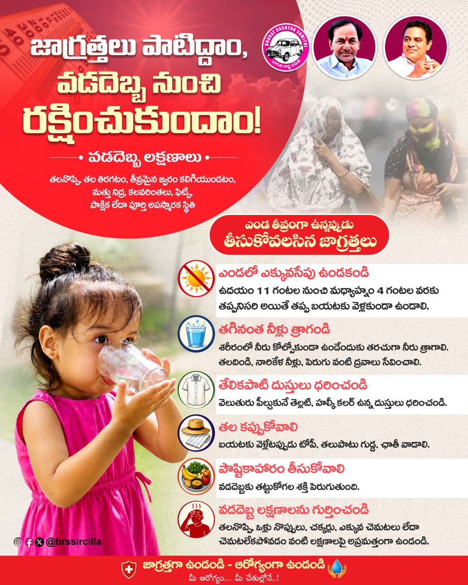 BRS Party Sircilla tweet media