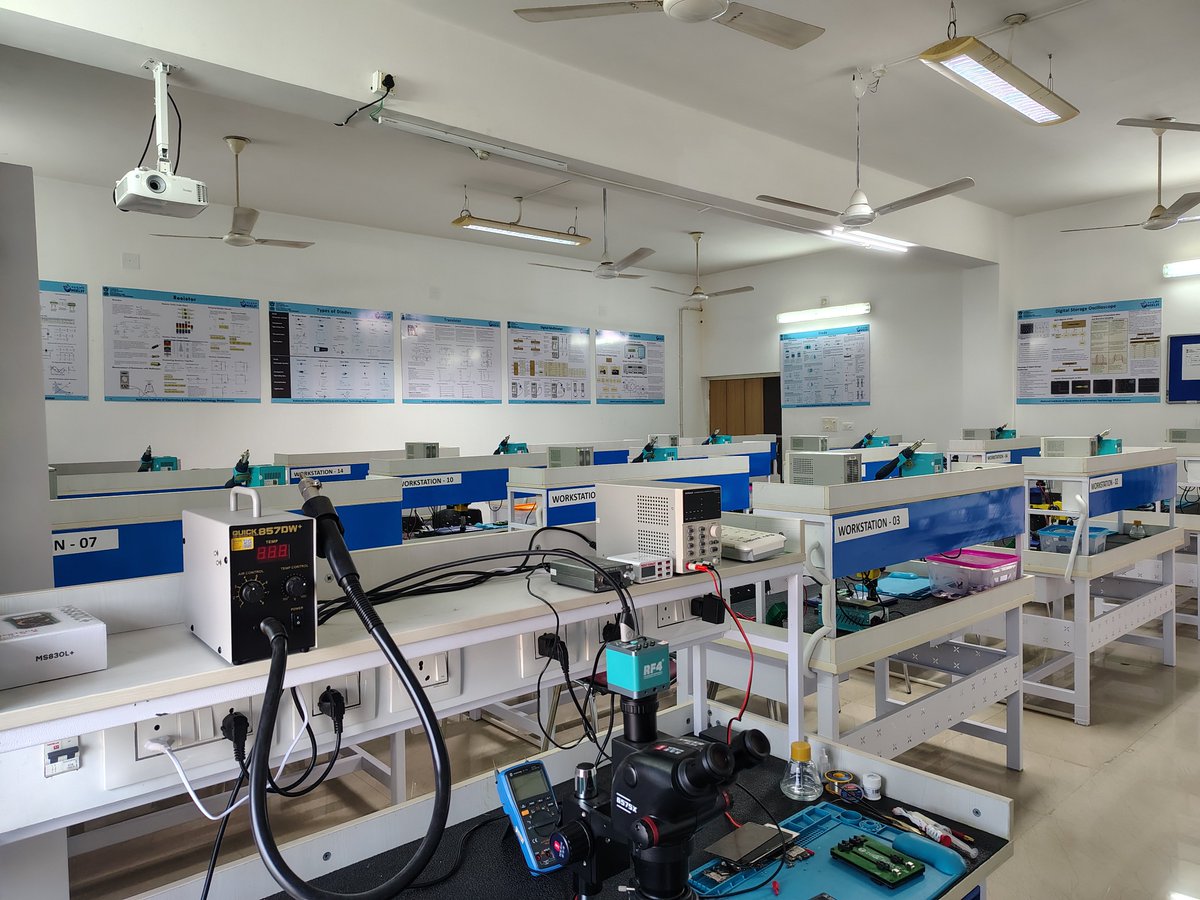 NIELITB's tweet photo. A significant milestone for #NIELITBhubaneswar as the Smart Phone Design & Maintenance Laboratory was inaugurated by Ms. Tulika Pandey, Scientist ‘G’ & Group Coordinator (HRD), MeitY, Government of India, in the presence of officials of NIELIT marking a major step towards strengthening skill development in electronics design, repair, and maintenance, aligned with the vision of #DigitalIndia and #AtmanirbharBharat.
@AshwiniVaishnaw @JitinPrasada @CMO_Odisha @GoI_MeitY @NIELITIndia