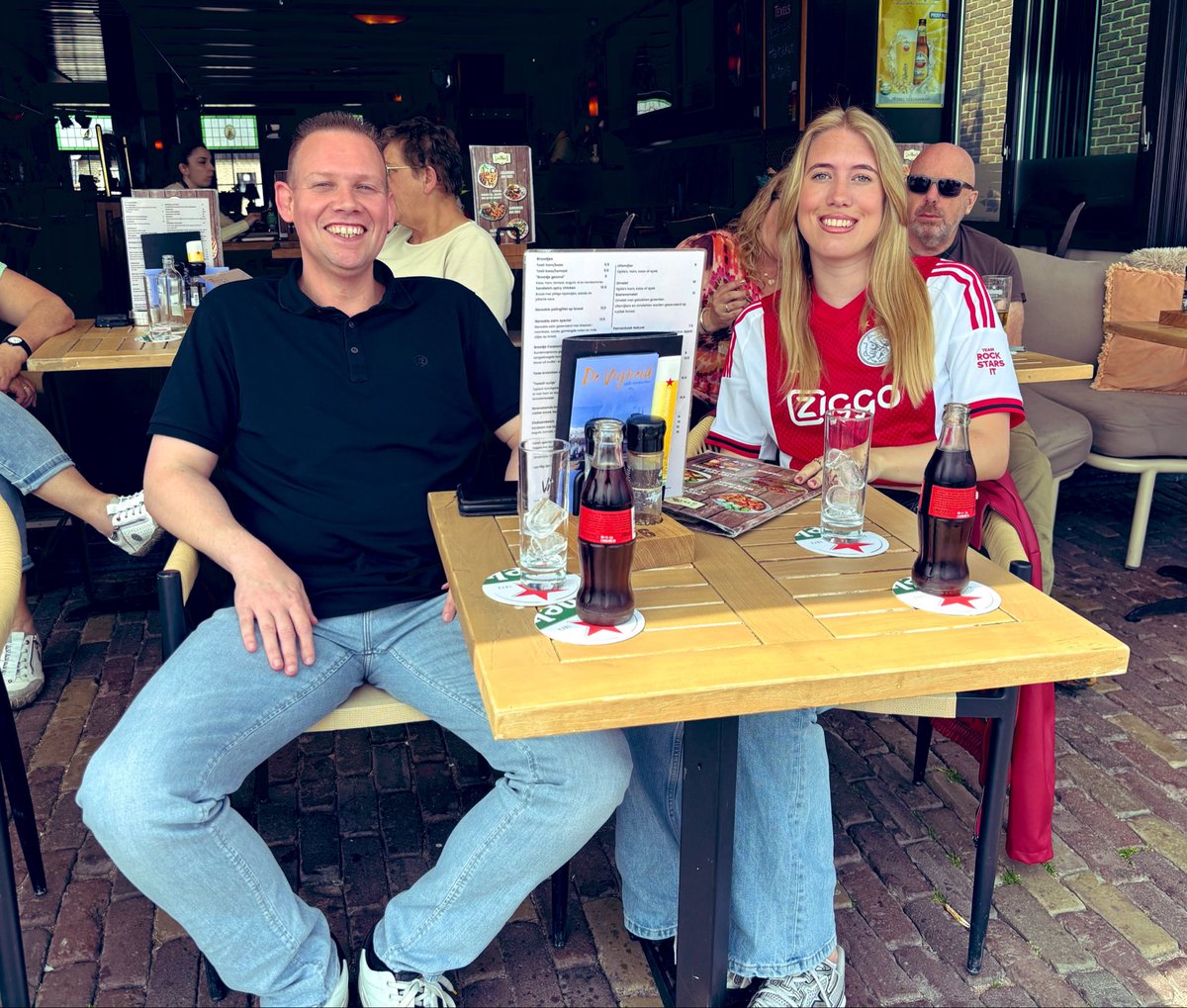 ajaxlife's tweet photo. ‘Thuisduel’ dat voelt als vrij reizen awayday. #ajax #ajagro https://t.co/sYxjGxcIA7