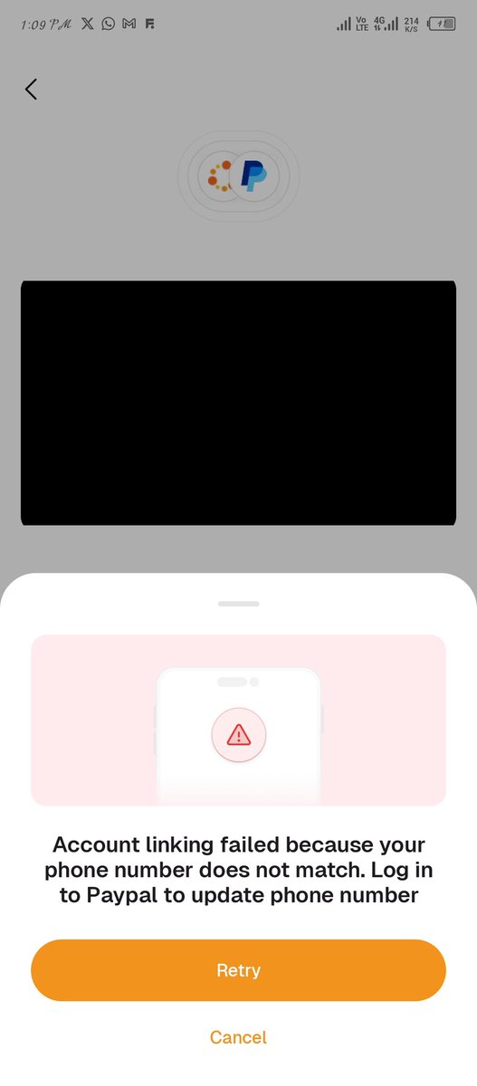 Sweetsparko's tweet photo. @paga @paga what's the meaning of this na, I just updated my paga app, went to withdraw from PayPal and it shows that I've been disconnected. I tried to reconnect it but it says the phone number does not match.
I've done everything but it's still showing the same error message!!! https://t.co/AD9e3mkHHw