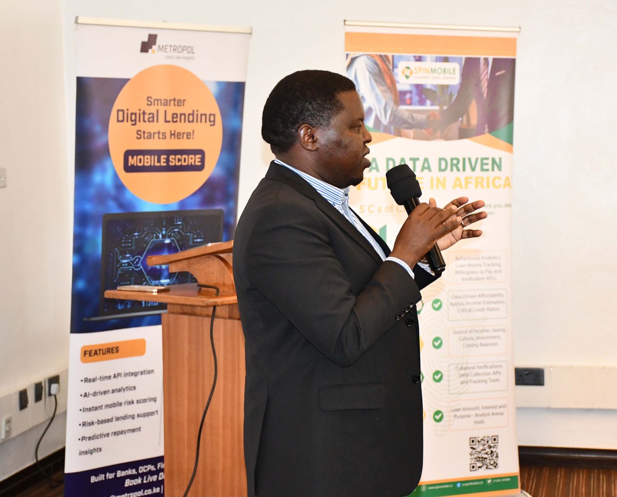 MetropolCRB's tweet photo. Technology is rapidly reshaping the financial sector, Dr. Victor Kiplagat, CEO of @spin_mobile , shared powerful insights on the future of credit risk management and digital finance during North Rift Region Credit Community Workshop held at Boma Inn Eldoret..
In his presentation, Dr. Kiplagat explored how Artificial Intelligence, alternative data, and integrated verification systems are transforming the way SACCOs and financial institutions assess risk, enhance compliance, and make lending decisions.
He emphasized the growing need for institutions to move beyond slow and manual onboarding processes, noting that fragmented verification systems continue to create room for fraud, identity risks, and operational inefficiencies.
“Verification happens in seconds. Not overnight. Not queued. Now,” he remarked, highlighting the importance of real-time digital infrastructure in today’s financial ecosystem