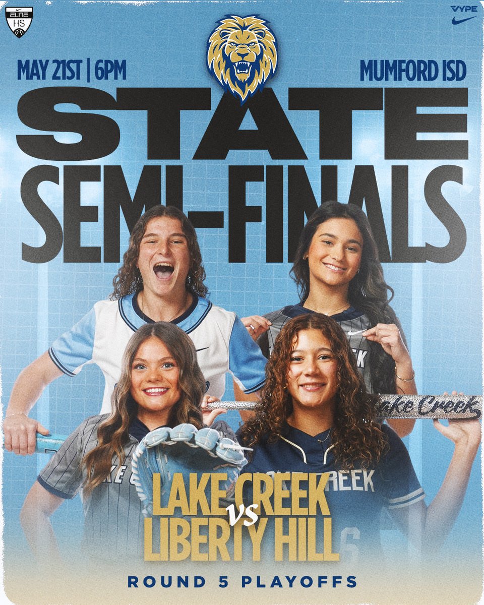 LakeCreek_SB's tweet photo. GAME TIME IS 6:00 PM LION FANS! https://t.co/4tBZvJ6Wt0