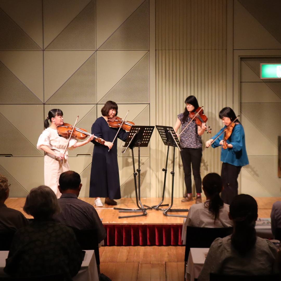 CentralSUSUMU's tweet photo. 🔖本日のセントラル愛知響26/5/21🔖
リハーサル2日目。本日は10時から今年度初回（昨年から数えると6回目）モーニング・クラシック（ヴィオラ四重奏）→定期2日目リハーサル、のスケジュール。
本日モニクラに出演したVla小中は8月にリサイタルを開催します。是非ご予定を！ https://t.co/hjKezgZGxf