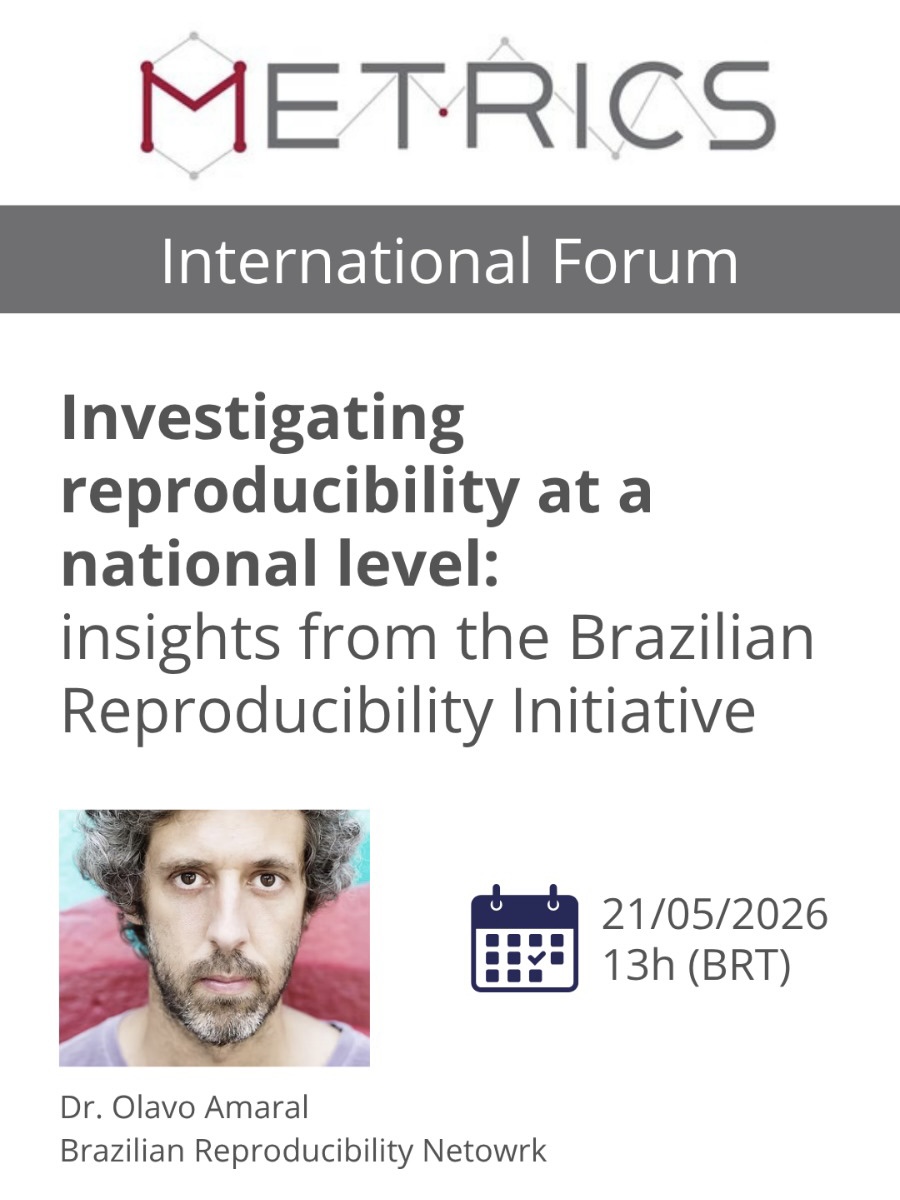 Rede Brasileira de Reprodutibilidade tweet media