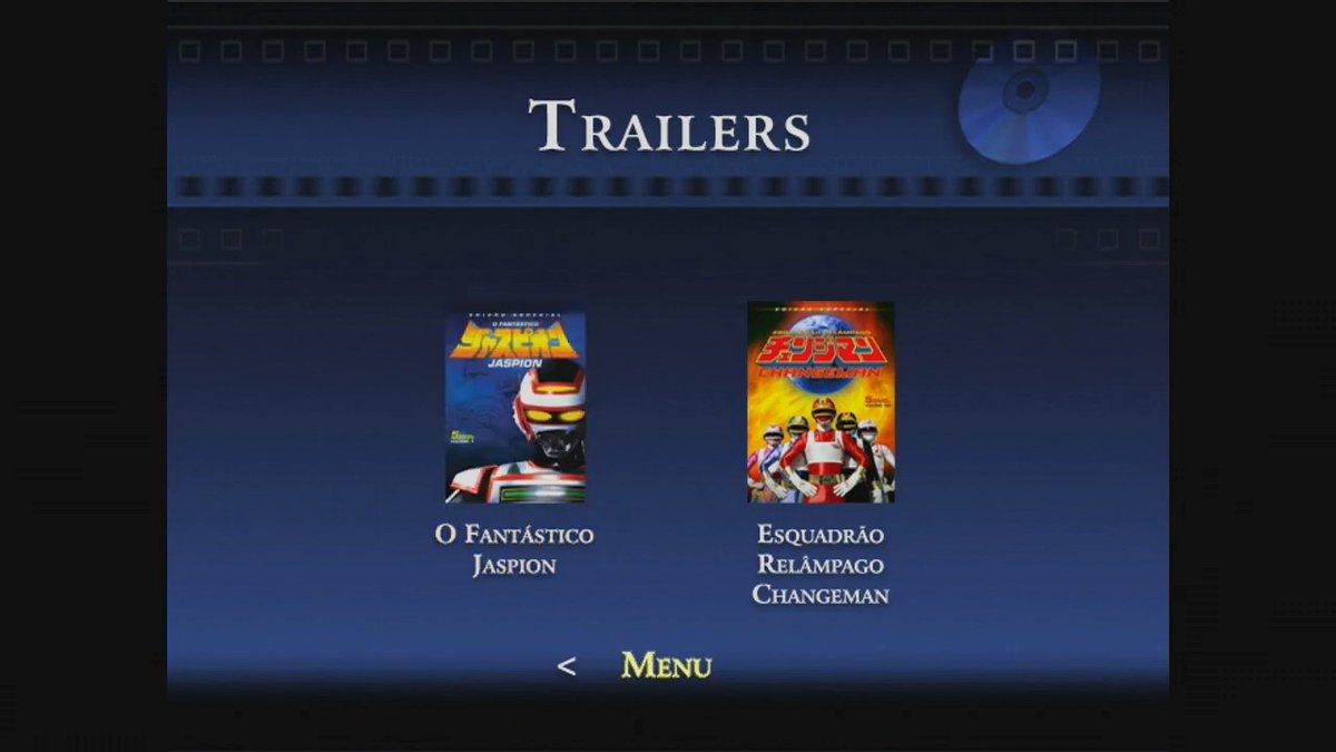 rib95261's tweet photo. Menu do DVD dos Trailers de Outros Títulos - Jiraiya: O Incrível Ninja - Volume 01
#focusfilmes #jiraiya #trailers https://t.co/U9oI1xklFX