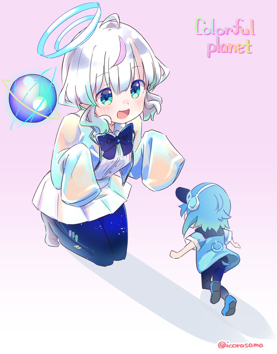 Colorful Planetのぷら子さんです！ @n88_colplaさん、 色塗り＋無償