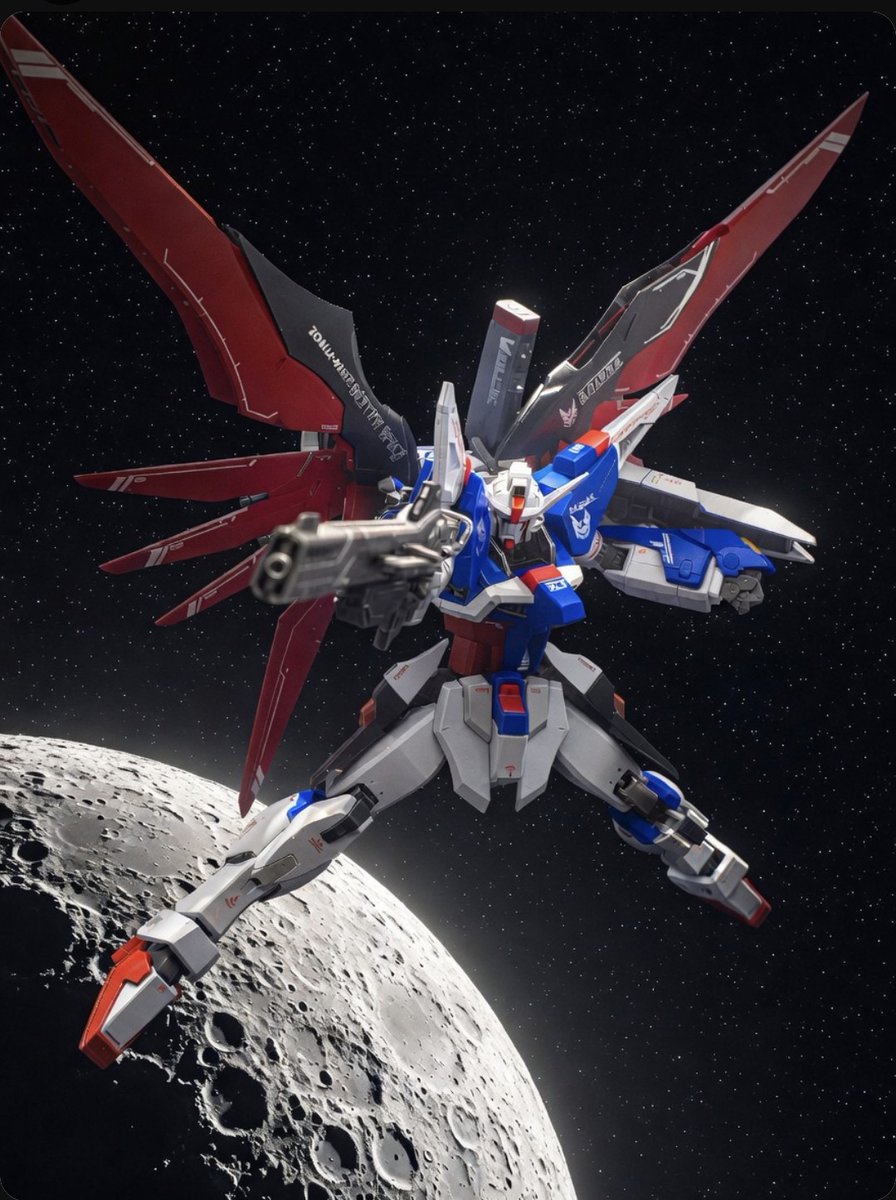 KVrYc7LRSQRNpPP's tweet photo. ーーー運命再びーーー
#ガンダムSEEDDESTINY
#デスティニーガンダム
#SPEC2
#ガンダムSEEDFREEDOM https://t.co/GkYiK1qszP