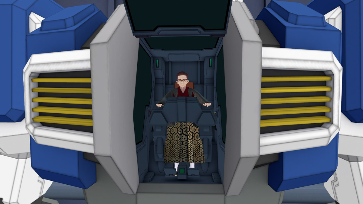 GeekJack_VR's tweet photo. Ever dreamed of piloting a giant mecha?? 🤖⚡
Udon Play Mecha really nails that feeling of pure gigantism — standing beside this mecha feels unreal, and controlling it is like stepping straight into an anime!

Even more impressive on Meta Quest, with training grounds where you can battle other mechas head-on. Highly recommend for fans of Gundam, Code Geass, and giant robot anime in general🔥

Udon Play Mecha - Public
Created by: おるぜっと

#VRChat_world紹介 #GeekJack_VR