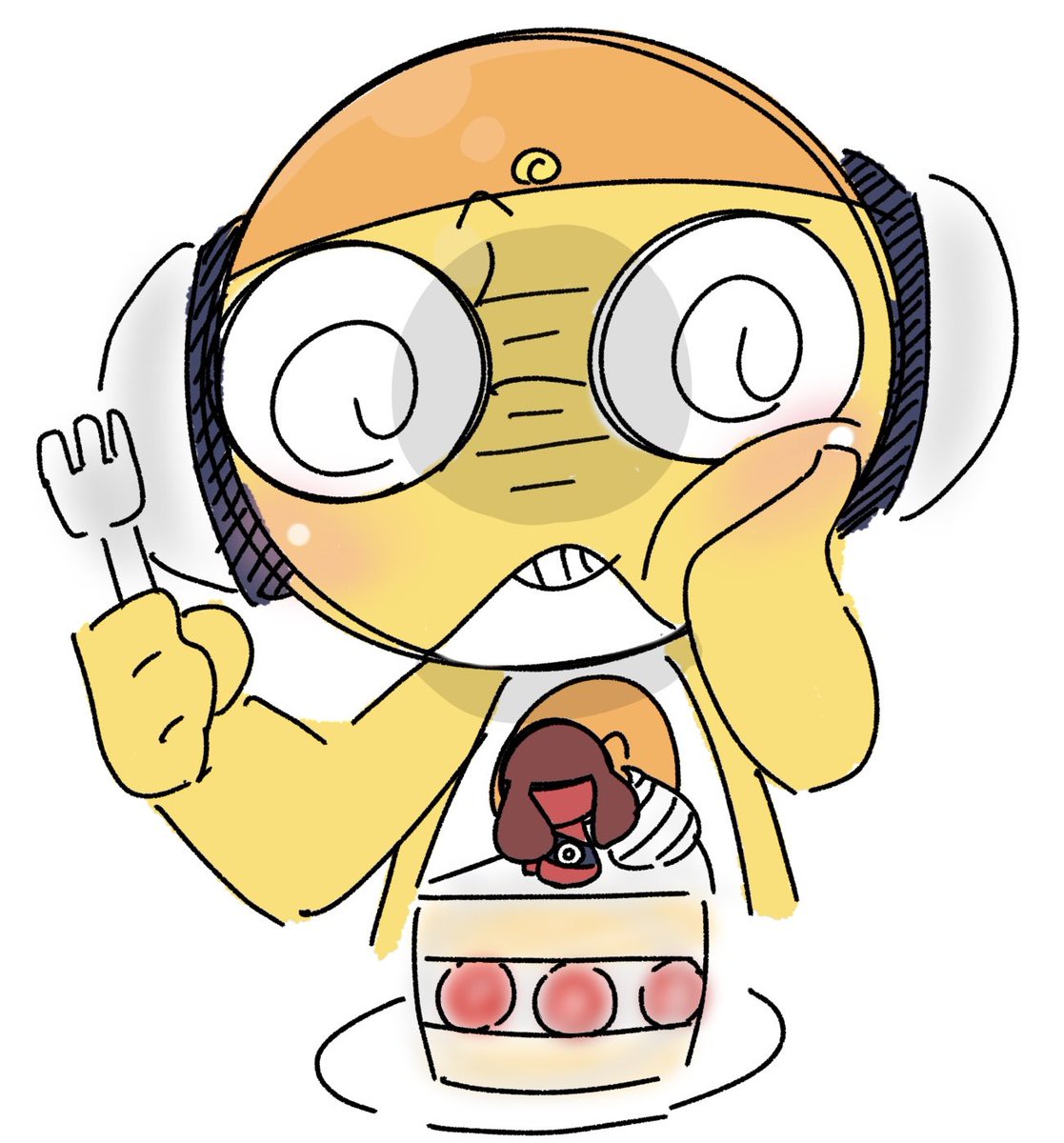 rvu様 イラストリクエスト Post by レヴ on X: 💀🌀🍰