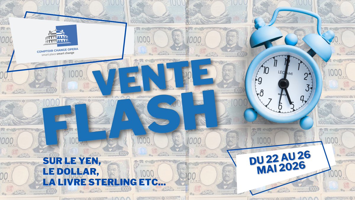 ccopera's tweet photo. Si vous partez bientôt en voyage au Japon, aux Etats-Unis, Canada etc.., profitez de notre vente flash sur une quinzaine de devises.
Démarrage demain vendredi 22 mai à 15h sur https://t.co/YjLWzHVes0 https://t.co/RJp25w5Yg8