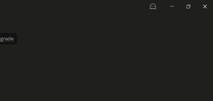 its_DTJ's tweet photo. Caught a funny little UI glitch in the Claude Windows app recently! 👀
For a few days, the new incognito mode ghost icon was playing hide-and-seek right behind the close (X) button.

#UIDesign #UX #Claude #Anthropic #ProductDesign https://t.co/nySJ89F1iZ
