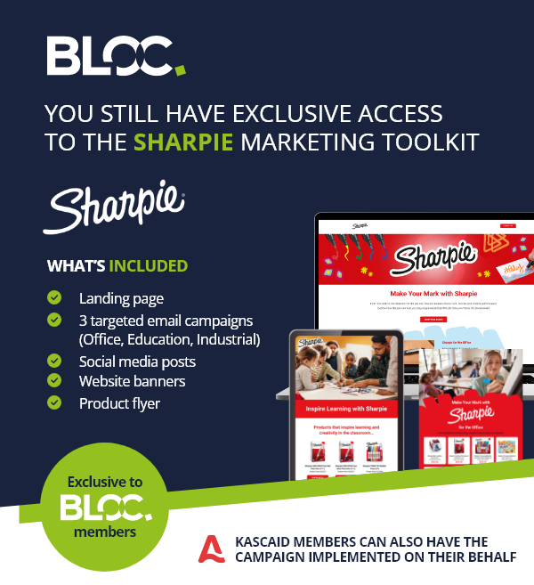 BLOCgrp's tweet photo. Have you accessed your Sharpie End User Marketing Toolkit yet?

Exclusive to BLOC members, this ready-made campaign has been designed to help you promote the Sharpie range.

To request your marketing toolkit or find out more, contact marketing@bloc-group.co.uk https://t.co/GKulPR5NPT