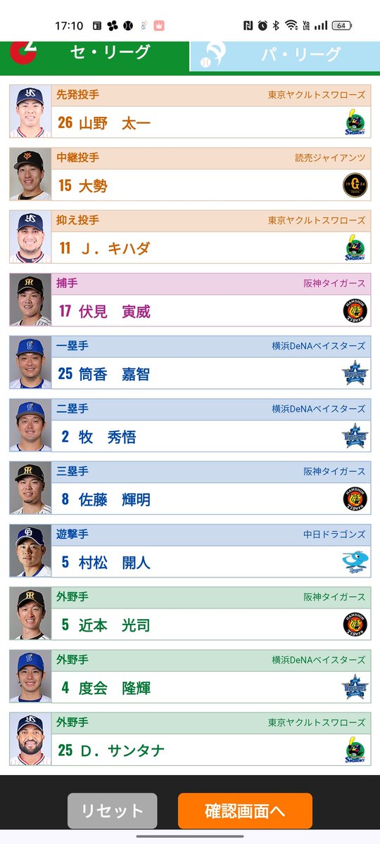 salmonrun_neru's tweet photo. セ・リーグあんまわかんないけど、知名度と調子良さそうな選手で選んでみた🥺

パ・リーグのピッチャー陣はハム贔屓で、あとはガチめに選びました🙇‍♀️
よろしくお願いします🙇‍♀️

1日目投票
#マイナビオールスターゲーム2026 https://t.co/M7evxMa3e9