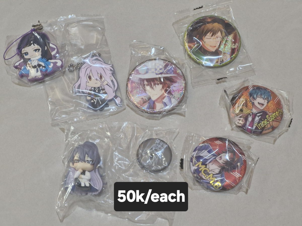 ravahtir's tweet photo. #WTS / #WTT Misc. Gachapon

All unopened !! 50k for each item :D

• Yasusada Rubber Charm
• Sengo Muramasa Rubber Charm
• Yamato Can Badge
• Torao Can badge
• Jiro Can Badge
• Sasara Can Badge
• Jakurai Figurine

📍dom tangsel

send dm/comment

#warunganime #warunggame https://t.co/AZRpDsCX29