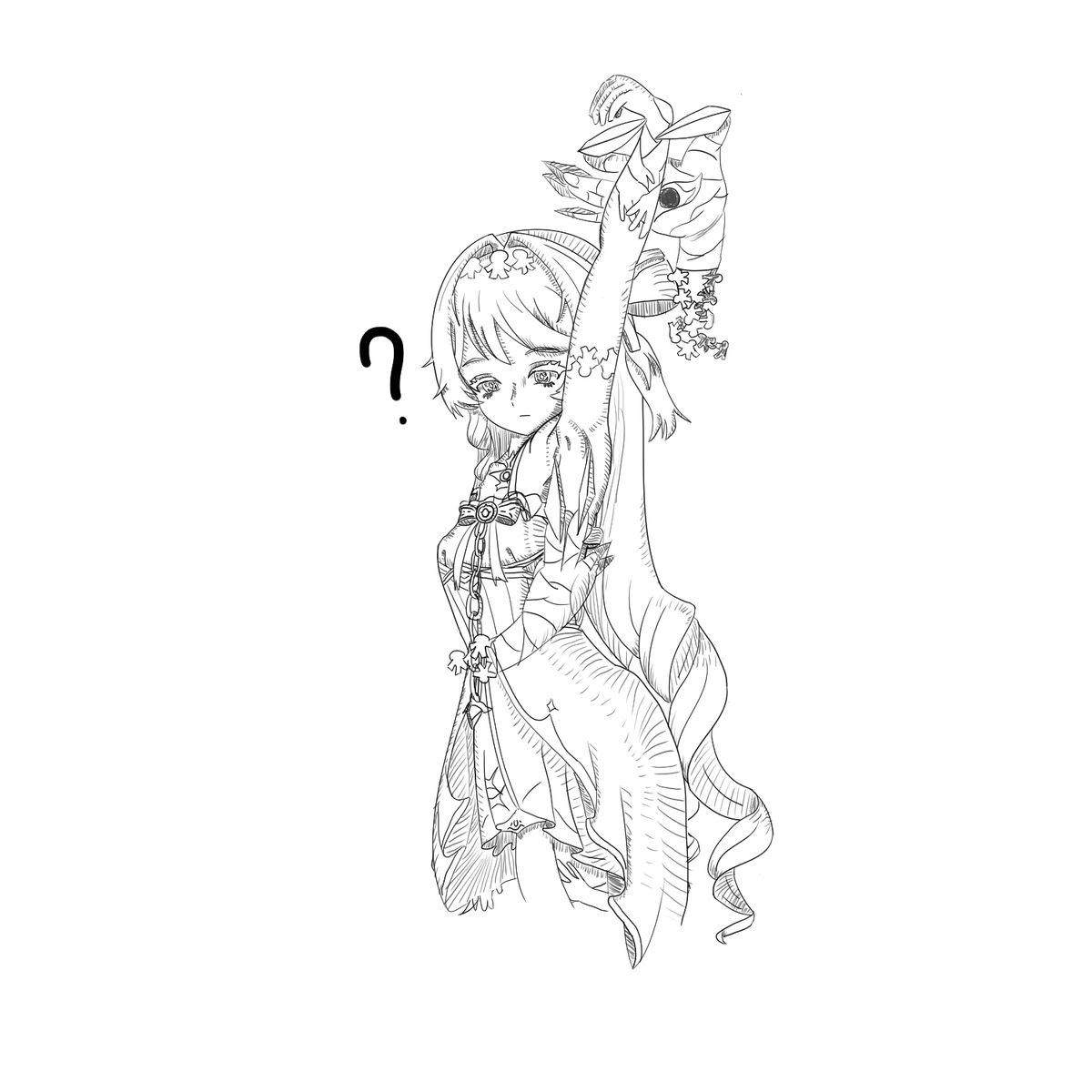 PSRein's tweet photo. ダーニャ：アレフ一......なんでそのポーズなの？

#鳴潮 #鳴潮ファンアート #wuwa #WutheringWaves
#ダーニャ https://t.co/RPK8JcVcD7