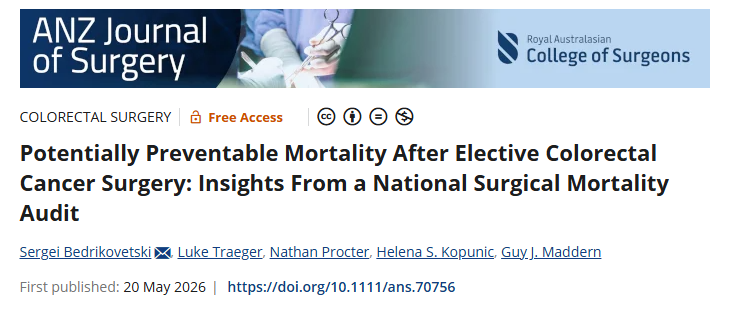 bedrikovetski's tweet photo. 🔔New publication alert🔔

Excited to share our new paper just published in the ANZ Journal of Surgery 
 
https://t.co/yaGFyvyhrj https://t.co/3V27MVl2Lq
