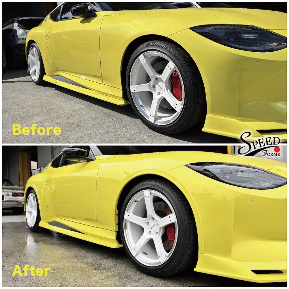speedforme1's tweet photo. RZ34、S30Z speedforme
作業メニュー
フェンダートリム
クールエアロに合わせて加工
ペイント、取付けです。
ありがとうございました。 https://t.co/INNKoKzP1P